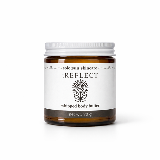 solo;sun ;REFLECT whipped body butter shea butter moisturizer for dry and sensitive skin